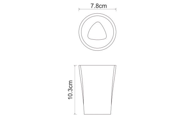 Стакан для зубных щеток WasserKraft Ohre K-37728