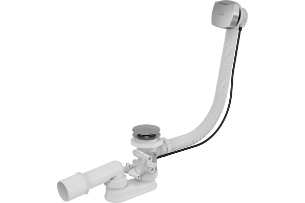 Сифон для гидромассажных ванн, металл/пластик A566-112122-80