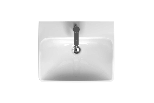 Раковина Geberit Smyle Square 50х41 см, с отверстием под смеситель и переливом 500.256.01.1