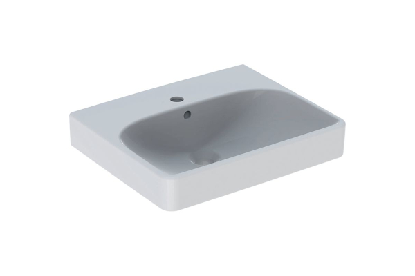 Раковина Geberit Smyle Square 50х41 см, с отверстием под смеситель и переливом 500.256.01.1