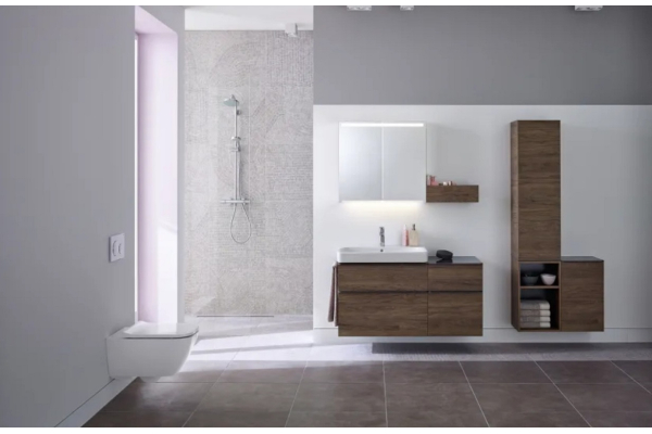 Раковина Geberit Smyle Square 50х41 см, с отверстием под смеситель и переливом 500.256.01.1