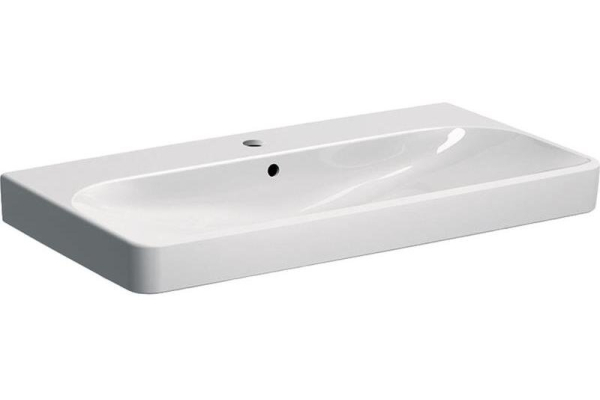 Раковина Geberit Smyle Square 90х48 см, с отверстием под смеситель и переливом 500.251.01.1