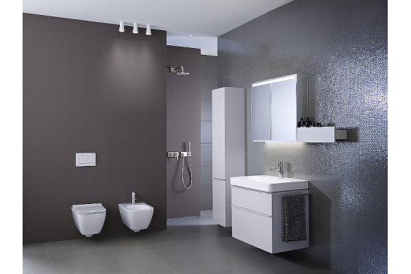 Раковина Geberit Smyle Square 75х48 см, с отверстием под смеситель и перелив 500.249.01.1