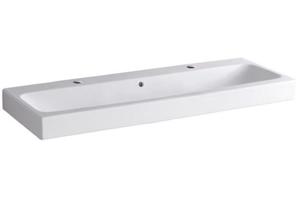 Раковина Geberit iCon, 120x48,5 с двумя отверстиями 124020000