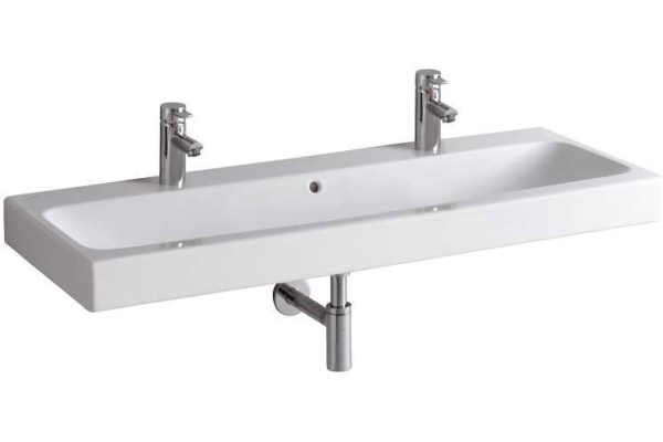 Раковина Geberit iCon, 120x48,5 с двумя отверстиями 124020000
