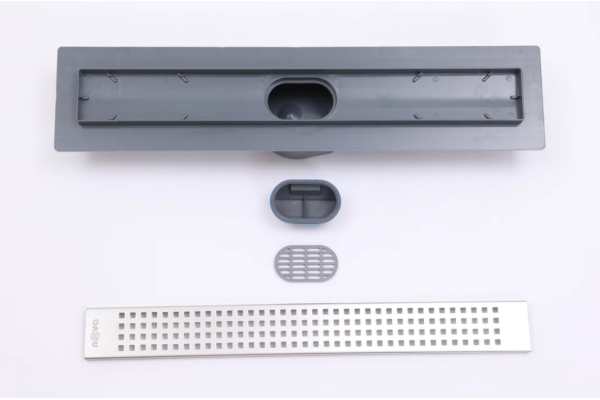 Трап (Канал) душевой Alcora 500 мм, квадрат 5650.072