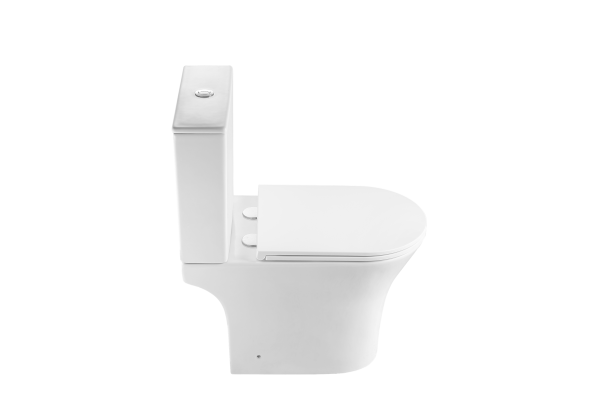 Компакт Alcora Adele Tornado 3/6 безободковый с сиденьем DPL, e-off, slim, lift, белый