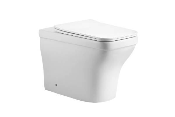 Унитаз напольный приставной Aquatek Амадео безободковый 56х36,5х40, горизонтальный выпуск