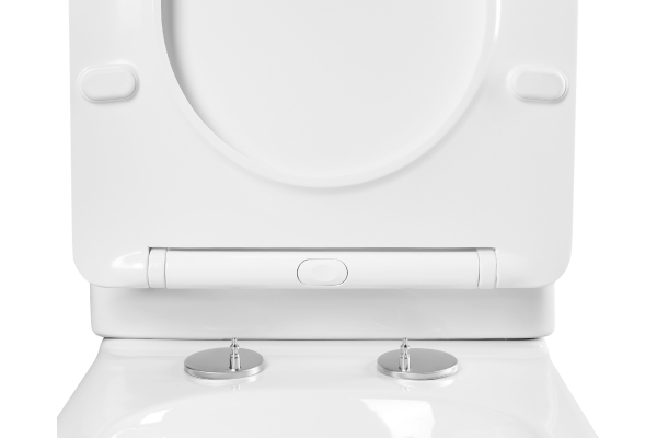 Унитаз напольный приставной Aquatek Амадео безободковый 56х36,5х40, горизонтальный выпуск