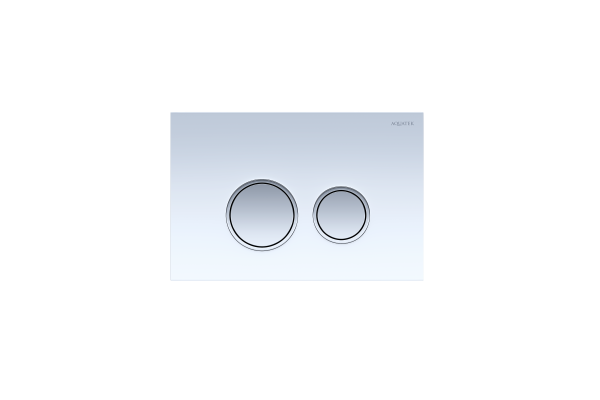 Кнопка Aquatek закаленное стекло, белая KDI-0000028