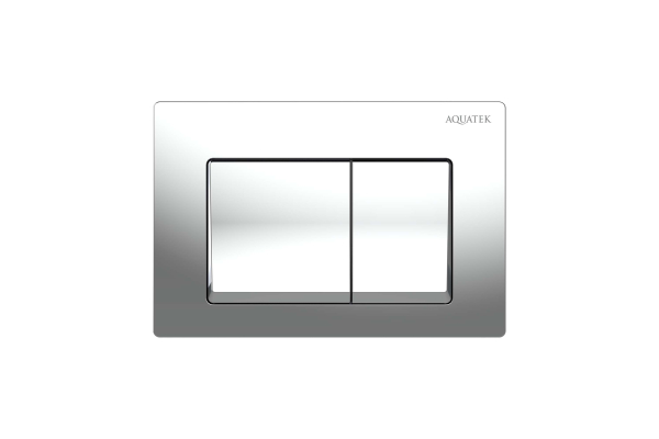 Кнопка Aquatek Small хром глянец квадрат TDI-0000005