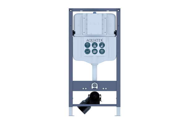 Рама монтажная Aquatek Pneumo N49 пневматическая, звукоизоляцион прокладка