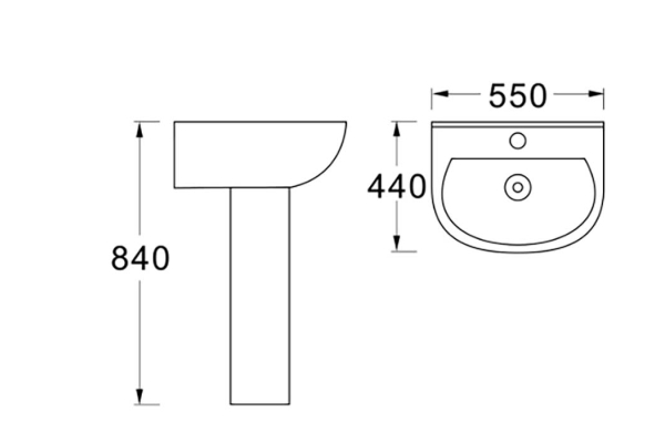 Раковина Aquatek 55х44 AQ5420-00