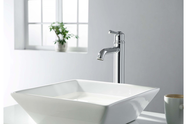 Смеситель для раковины Aquatek Классик высокий 235 без донного клапана AQ1504CR