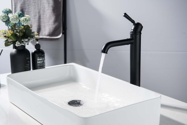 Смеситель для раковины Aquatek Классик высокий 235 без донного клапана AQ1504MB