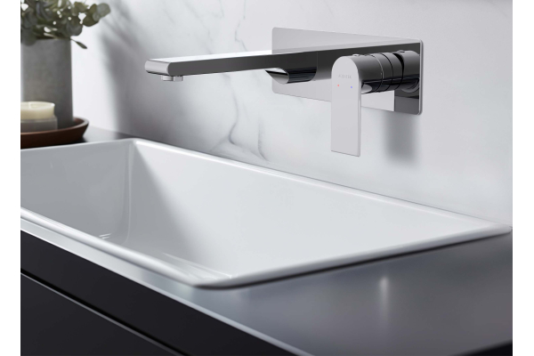 Смеситель для раковины Aquatek Лира настенный, внешняя и скрытая часть AQ1413CR