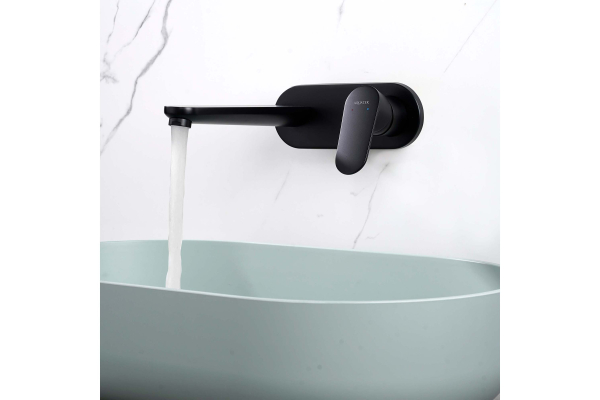 Смеситель для раковины Aquatek Ника настенный, внешняя и скрытая часть AQ1813MB