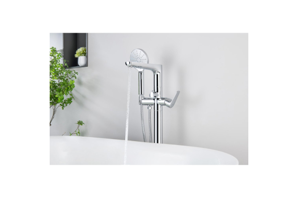 Смеситель для ванны Aquatek Бетта напольный AQ1145CR