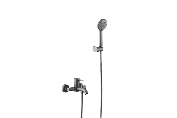Смеситель для ванны Aquatek Европа с душевым набором 3jet AQ1349BGM