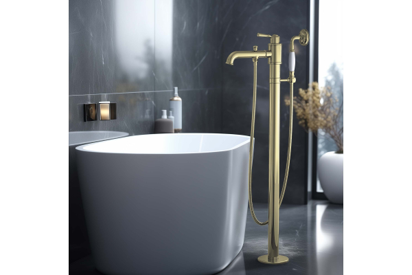 Смеситель для ванны Aquatek Классик напольный AQ1545PG