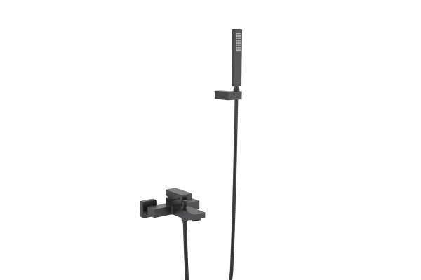 Смеситель для ванны Aquatek Либра с душевым набором 1jet AQ1649MB