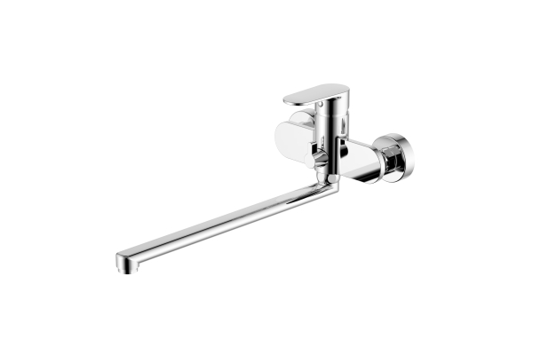 Смеситель для ванны Aquatek Ника с длинным изливом AQ1842CR