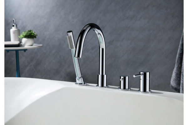 Смеситель на борт ванны Aquatek Европа врезной AQ1348CR