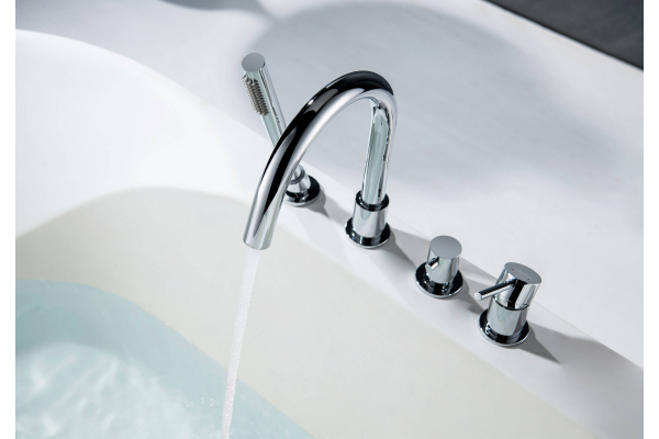 Смеситель на борт ванны Aquatek Европа врезной AQ1348CR