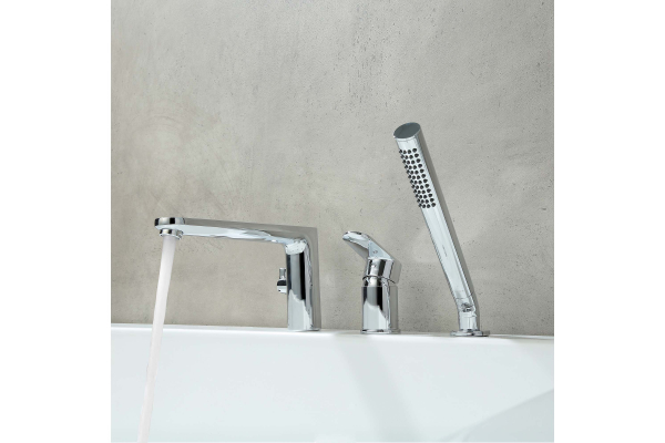 Смеситель на борт ванны Aquatek Ника врезной AQ1848CR