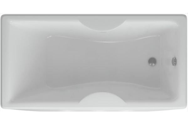 Ванна акриловая Феникс 190х90 с фронтальным экраном, слив справа, Aquatek
