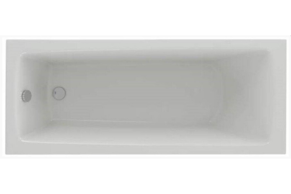 Ванна акриловая Либра 160х70 с фронтальным экраном и слив-переливом, Aquatek