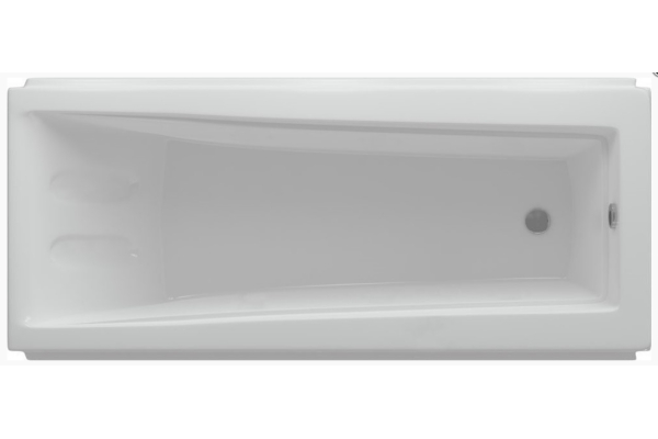 Ванна акриловая Либра 170х70 с фронтальным экраном, с вклееным каркасом, Aquatek