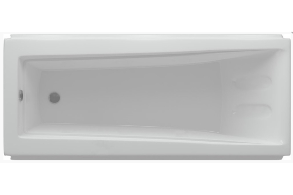 Ванна акриловая Либра 169х69 с фронтальным экраном, с каркасом, Aquatek