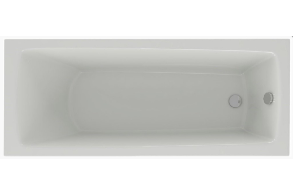 Ванна акриловая Либра 170x70 NEW с фронтальным экраном, с каркасом, слив справа, Aquatek