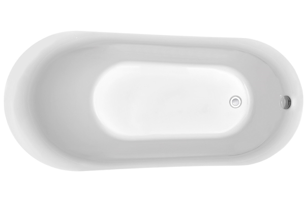 Ванна акриловая Лагуна, отдельностоящая, 170х78х71 в комплекте со сливом и ножками, белый глянец, Aquatek