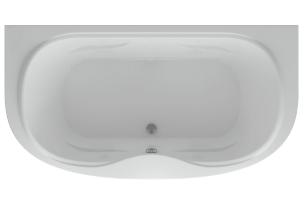 Ванна акриловая Мелисса 180x95 с фронтальным и боковыми экранами, вклеенный каркас, Aquatek