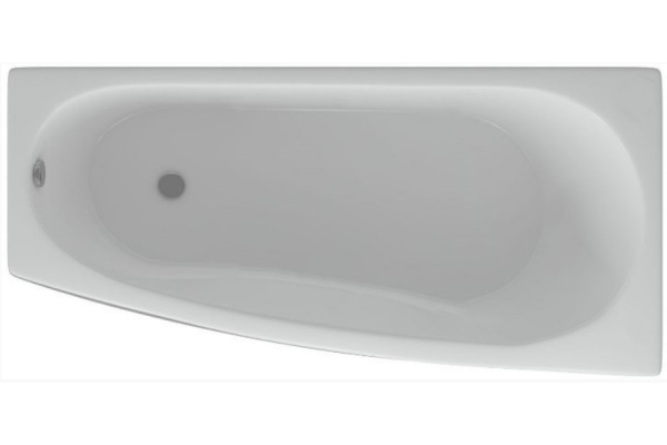 Ванна акриловая Пандора 160х75 правая, с фронтальным и боковым экранами, Aquatek