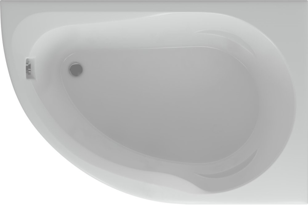 Ванна акриловая Вирго 150х100 правая, с фронтальным экраном,Aquatek
