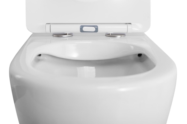 Унитаз приставной безободковый с сиденьем BelBagno Sfera-R BB2141CBR/SC