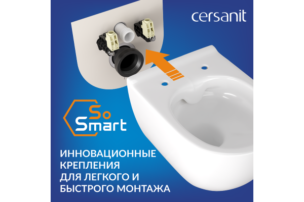 Комплект Cersanit City Smart CO DPL EO slim инсталляция Vector LP