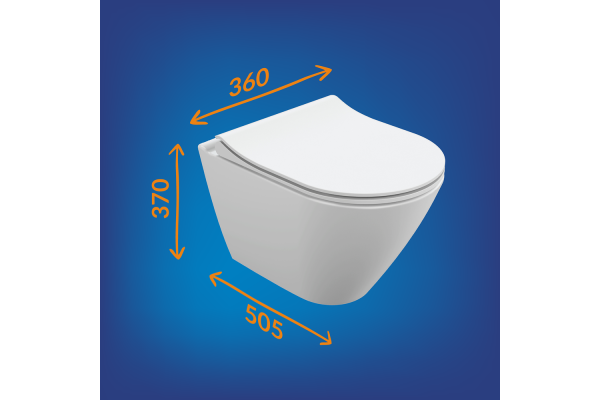 Комплект Cersanit City Smart CO DPL EO slim инсталляция Vector LP