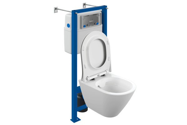 Комплект Cersanit City Smart CO DPL EO slim инсталляция Vector LP
