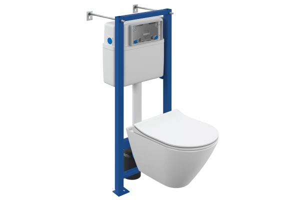 Комплект Cersanit City Smart CO DPL EO slim инсталляция Vector LP