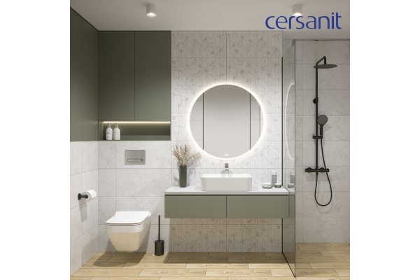 Комплект Cersanit Crea Square CO DPL EO slim, инсталляция Link Pro, без кнопки