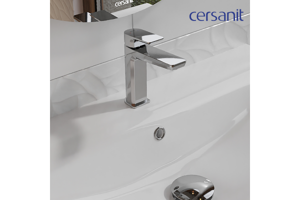 Смеситель Cersanit Nature для умывальника, хром