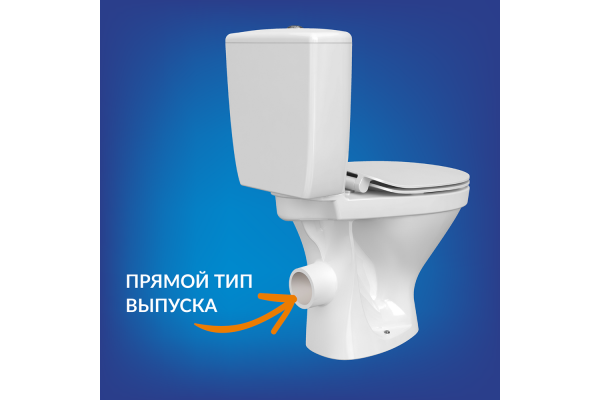 Компакт Cersanit Melar 031 3/6 с тонким легкосъемным сиденьем дюропласт