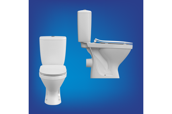 Компакт Cersanit Melar 031 3/6 с тонким легкосъемным сиденьем дюропласт