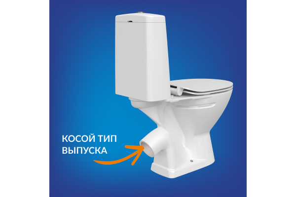 Компакт Cersanit Flavis 031 3/6 с тонким легкосъемным сиденьем дюропласт