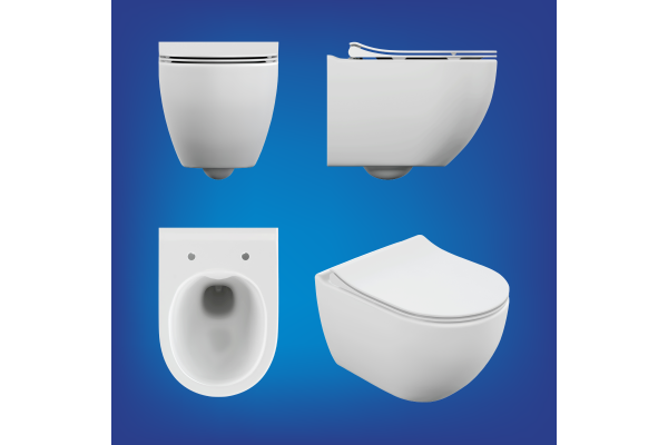 Комплект Cersanit Brasco Smart CO DPL EO slim:  инсталляция Link Pro без кнопки, унитаз Smart, сиденье дюропласт легкосъемное slim