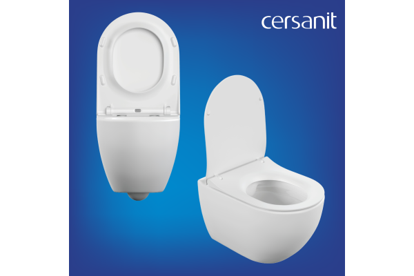 Комплект Cersanit Brasco Smart CO DPL EO slim:  инсталляция Link Pro без кнопки, унитаз Smart, сиденье дюропласт легкосъемное slim